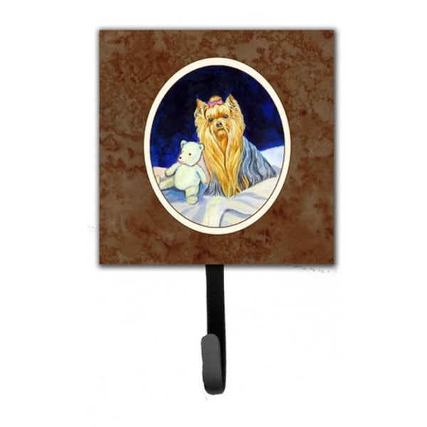 Carolines Treasures Yorkie Leash or Key Holder, 6 x 1.25 x 4.25 in. 7221SH4 - main